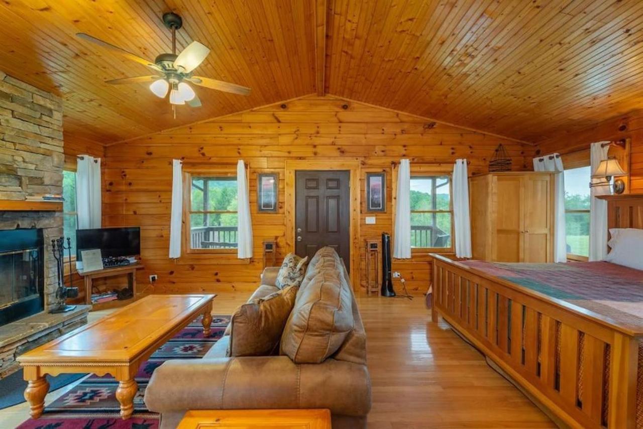 Log Cabin Stunning Mountain Views On 12 Acres 캔들러 외부 사진